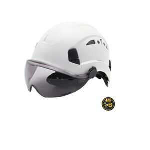 Construction Safety Helmet With Goggles